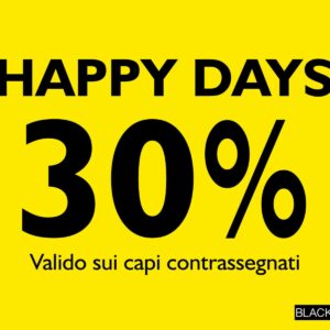 BLACKOUT al primo piano: il tuo nuovo look ti aspetta… con il 30% di sconto!