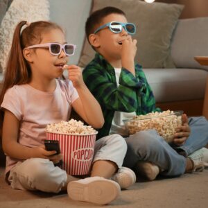 Pioggia di popcorn e sorrisi per i più piccoli!