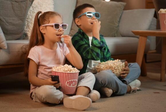 Pioggia di popcorn e sorrisi per i più piccoli!