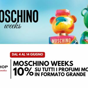 Da FreeShop al 1 piano: SPECIALE MOSCHINO WEEKS!