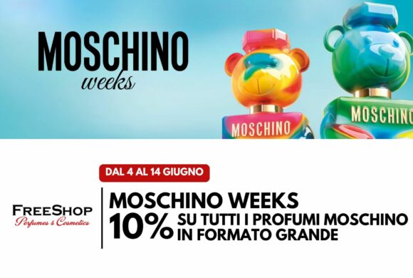 Da FreeShop al 1 piano: SPECIALE MOSCHINO WEEKS! Da FreeShop al 1 piano: SPECIALE MOSCHINO WEEKS!