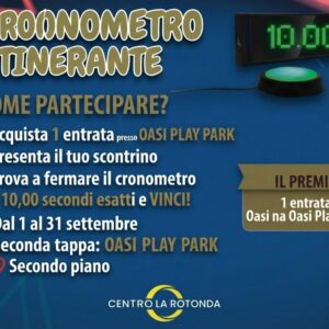 CRONOMETRO ITINERANTE 2 TAPPA DA OASI PLAY PARK!
