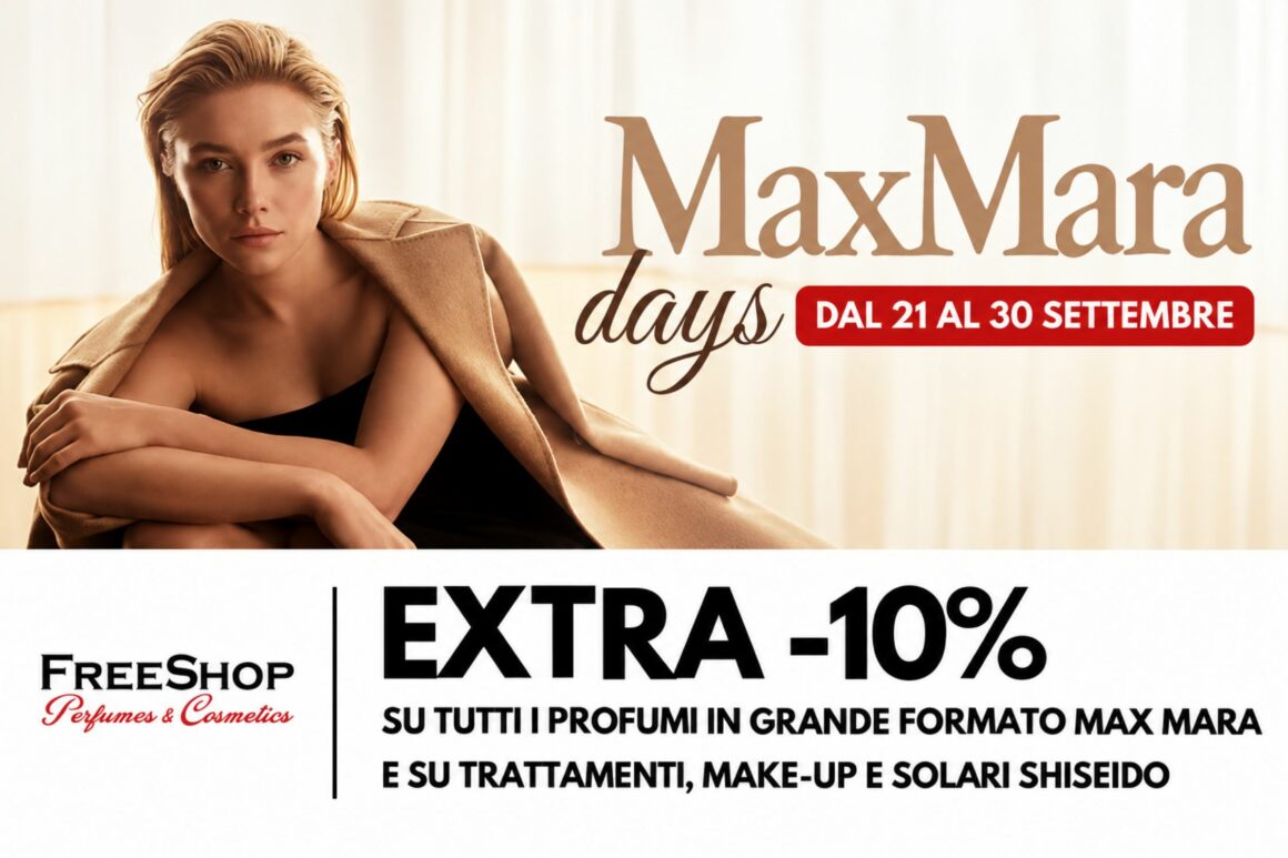 MAX MARA DAYS DA FREESHOP!