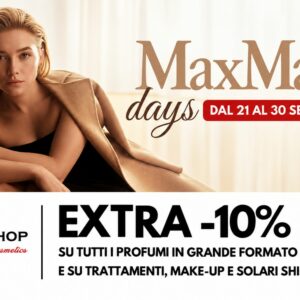 MAX MARA DAYS DA FREESHOP!