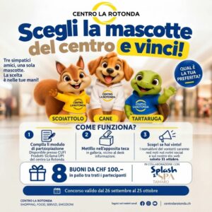 SCEGLI LA MASCOTTE DEL CENTRO LA ROTONDA!