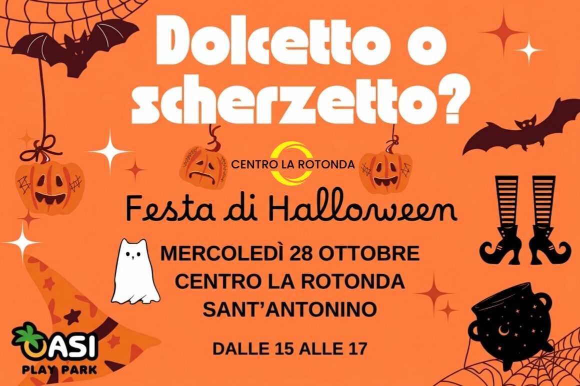 DOLCETTO O SCHERZETTO? HALLOWEEN ALLA ROTONDA!